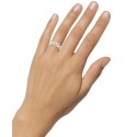 Diamond Heart Chain Ring (1/10 ct. t.w.)