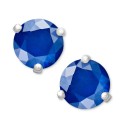 14k White Gold Earrings, Sapphire Stud (1-1/10 ct. t.w.)