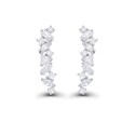 Cubic Zirconia Multi Shape Ear Climbers