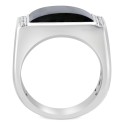 Men's Onyx & White Sapphire (4-1/3 ct. t.w.) Ring