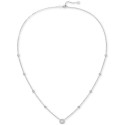 Onyx (4mm) & Diamond (1/10 ct. t.w.) Halo Pendant Necklace, 17