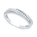 Diamond Twist Look Ring (1/6 ct. t.w.)