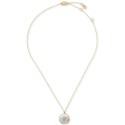 Gold-Tone Mother of Pearl Pendant Necklace, 16