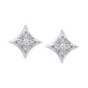 Diamond Star Stud Earrings (1/10 ct. t.w.)