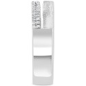 Diamond Textured Split Row Band (1/6 ct. t.w.)