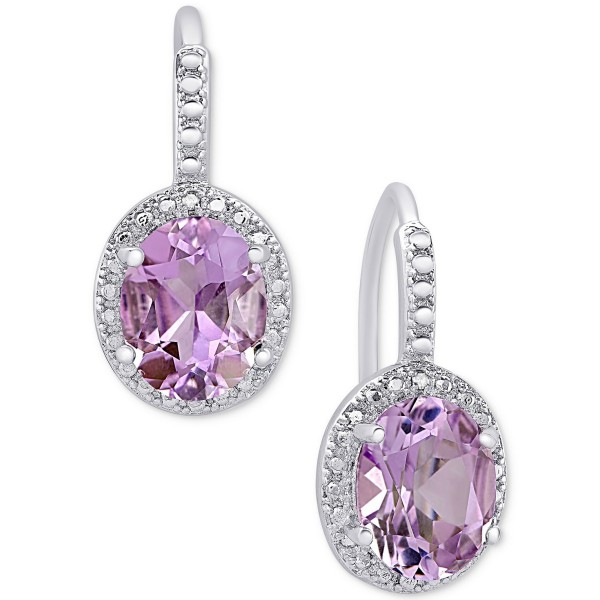 Amethyst (2-2/5 ct. t.w.) and Diamond Accent Drop Earrings