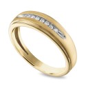 Men's Diamond Band (1/10 ct. t.w.) in 10k Yellow Gold or 10k White Gold