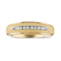 Men's Diamond Band (1/10 ct. t.w.) in 10k Yellow Gold or 10k White Gold