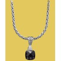 Onyx (5-1/5 ct. t.w.) and Diamond Accent Pendant