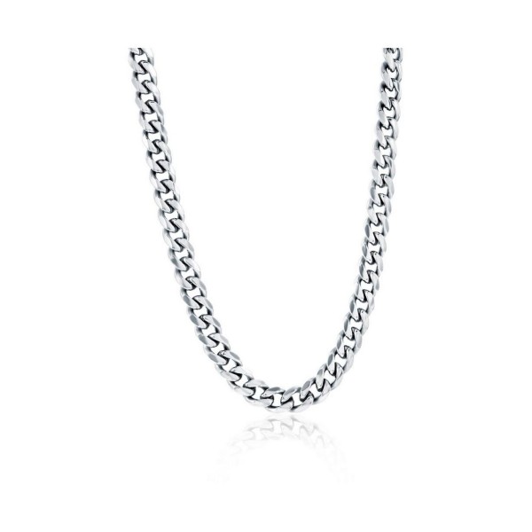 Stainless Steel 7mm Chain Necklace