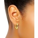 Medium Tube Hoop Earrings, 1.1