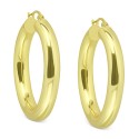 Medium Tube Hoop Earrings, 1.1