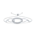 Diamond Ovals Bracelet (1/6 ct. t.w.)