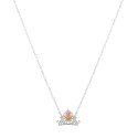 Unwritten Silver-Plated Princess Crown Necklace