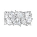 Cubic Zirconia Cluster Ring