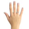 Women's Rose Quartz (2-3/4 ct.t.w.) and Diamond (1/10 ct.t.w.) Ring