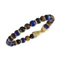 Multi-Stone Beaded Bracelet in 14k Gold-Plated