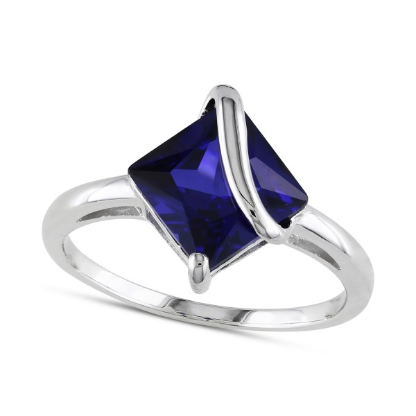 Sapphire Square Swirl Ring (2-4/5 ct. t.w.)