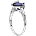 Sapphire Square Swirl Ring (2-4/5 ct. t.w.)