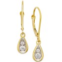 Diamond Teardrop Earrings (1/4 ct. t.w.) in 14k Gold