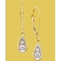 Diamond Teardrop Earrings (1/4 ct. t.w.) in 14k Gold