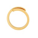 Polished Diamond Cut Bypass Ring in 10K Yellow Gold